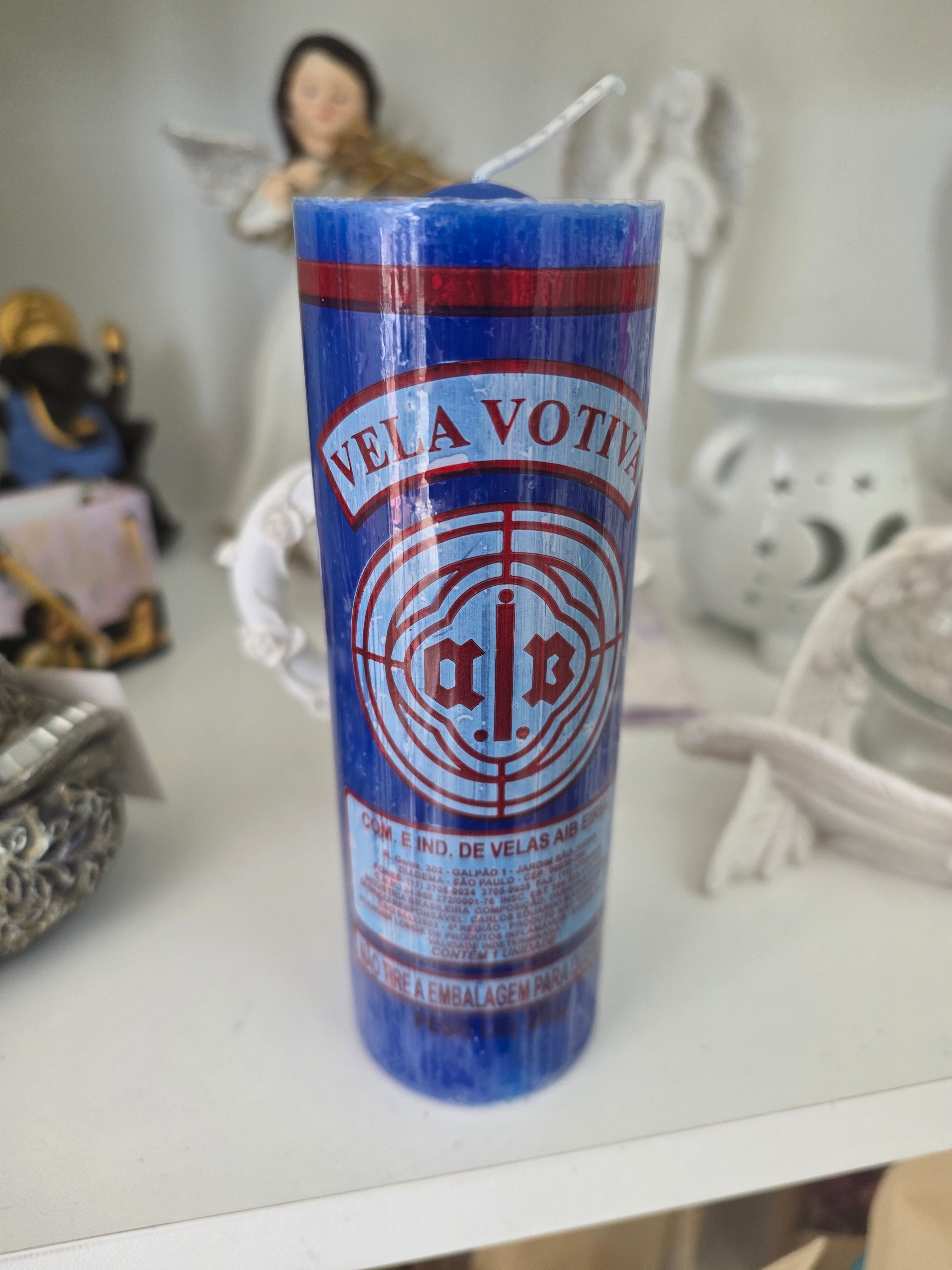 Vela Votiva Azul